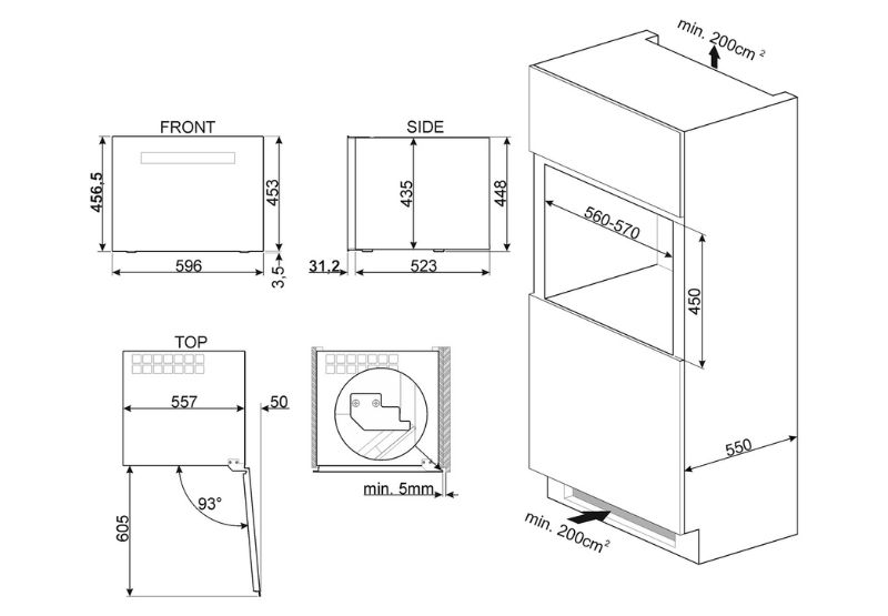 TỦ RƯỢU SMEG CVI621RWNR3 535 14 571