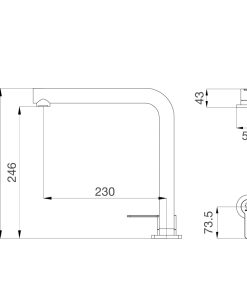Vòi chậu rửa chén Malloca K501B - 5 VÒI CHẬU RỬA CHÉN MALLOCA K501B