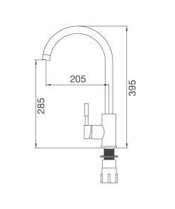 VÒI CHẬU RỬA CHÉN MALLOCA K569-C