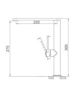 VÒI RỬA CHÉN MALLOCA K061-SS