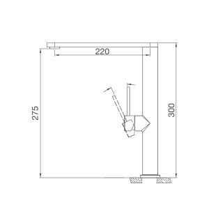 VÒI RỬA CHÉN MALLOCA K061-SS