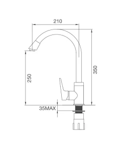 VÒI RỬA CHÉN MALLOCA K279N