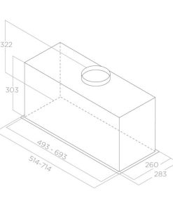 Máy hút mùi âm tủ Elica LANE BL MAT/A/72 PRF0165834 - 8 Máy hút mùi âm tủ Elica LANE BL MAT/A/72 PRF0165834 - 7