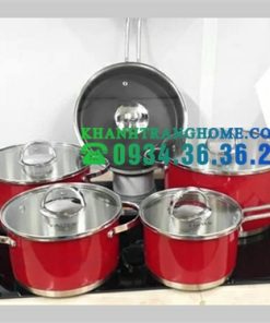 BỘ NỒI CHẢO FASTER RUBY - 7 BỘ NỒI CHẢO FASTER RUBY