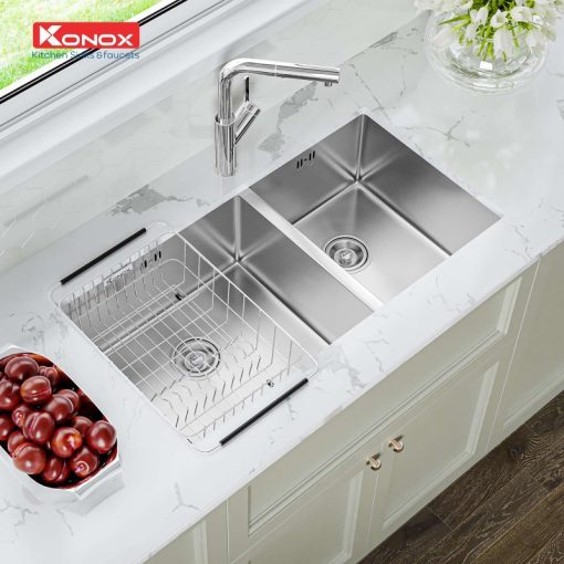 Chậu rửa bát KONOX CUBE 8144DU