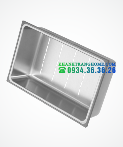 Rổ inox Malloca L-11 - 5 RỔ INOX MALLOCA L-11