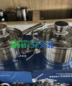 BỘ NỒI CAO CẤP 5 MÓN INOX 304 KAFF KF ST005FR