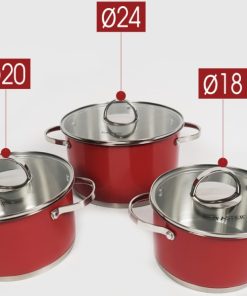 BỘ NỒI CHẢO FASTER RUBY - 5 BỘ NỒI CHẢO FASTER RUBY