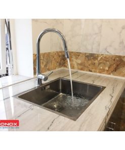 Chậu rửa bát KONOX CUBE 5444SU - 8 Chậu rửa bát KONOX CUBE 5444SU