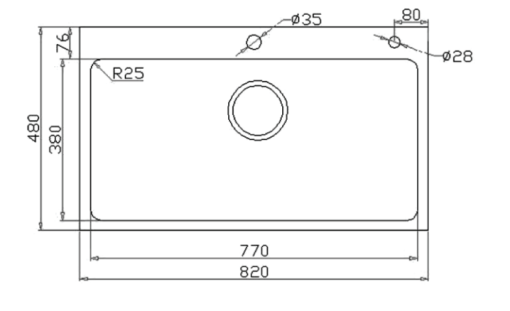 Chậu rửa bát KONOX KN8248SO DEKOR