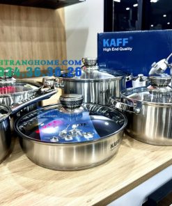BỘ NỒI CAO CẤP 5 MÓN INOX 304 KAFF KF ST005FR