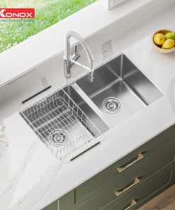 Chậu rửa bát KONOX CUBE 7544DU