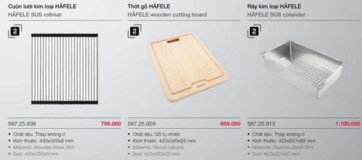 THỚT GỖ HAFELE 567.25.929 - 3