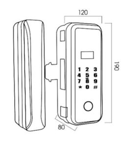 KHÓA CỬA VÂN TAY KASSLER KL-589 APP - 6 KASSLER KL-589 APP
