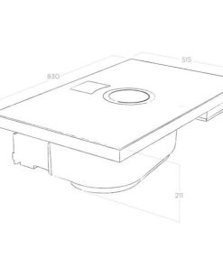 Bếp từ kết hợp máy hút mùi Elica NIKOLATESLA SWITCH BL/F/83 PRF0146210A - 15