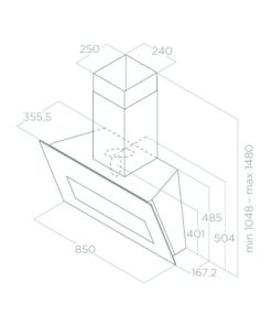 Máy hút mùi Elica BLOOM BL/A/85 PRF0164459 - 7