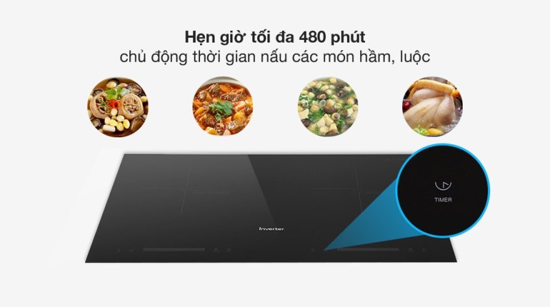 BẾP TỪ ĐÔI JUNGER CEJ-201-II - Miễn phí vận chuyển tại TP.HCM