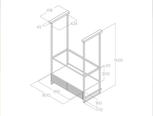 Máy hút mùi đảo Elica OPEN SUITE SUPERIOR BL/F/80 PRF0165965 - 3