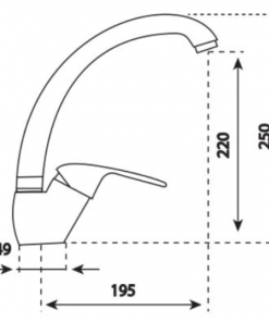 VÒI RỬA CARYSIL G-2811-10/ARENA (XÁM TRO) - 6 CARYSIL G-2811-10/ARENA
