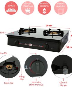 BẾP GAS RINNAI RV-8711(GL-SP) - 8 BẾP GAS RINNAI RV-8711(GL-SP) - 7