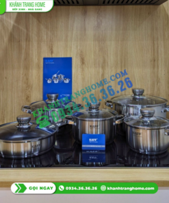 Bộ Nồi Cao Cấp 5 Món Inox 304 KAFF KF ST005FR
