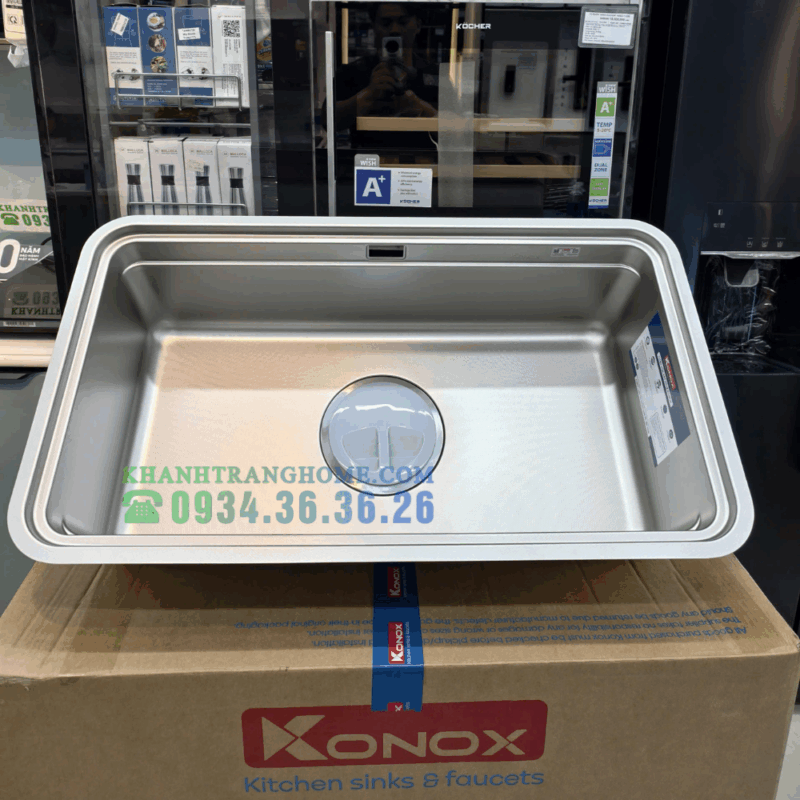 Chậu rửa bát KONOX KN8347SU DEKOR - 55 Chậu rửa bát KONOX KN8347SU DEKOR