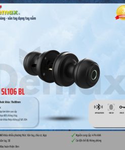 Khóa vân tay DEMAX SL106 BL tiêu chuẩn Đức - 9