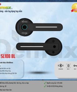 Khóa vân tay DEMAX SL108 BL tiêu chuẩn Đức - 21