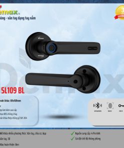 Khóa vân tay DEMAX SL109 BL tiêu chuẩn Đức - 19