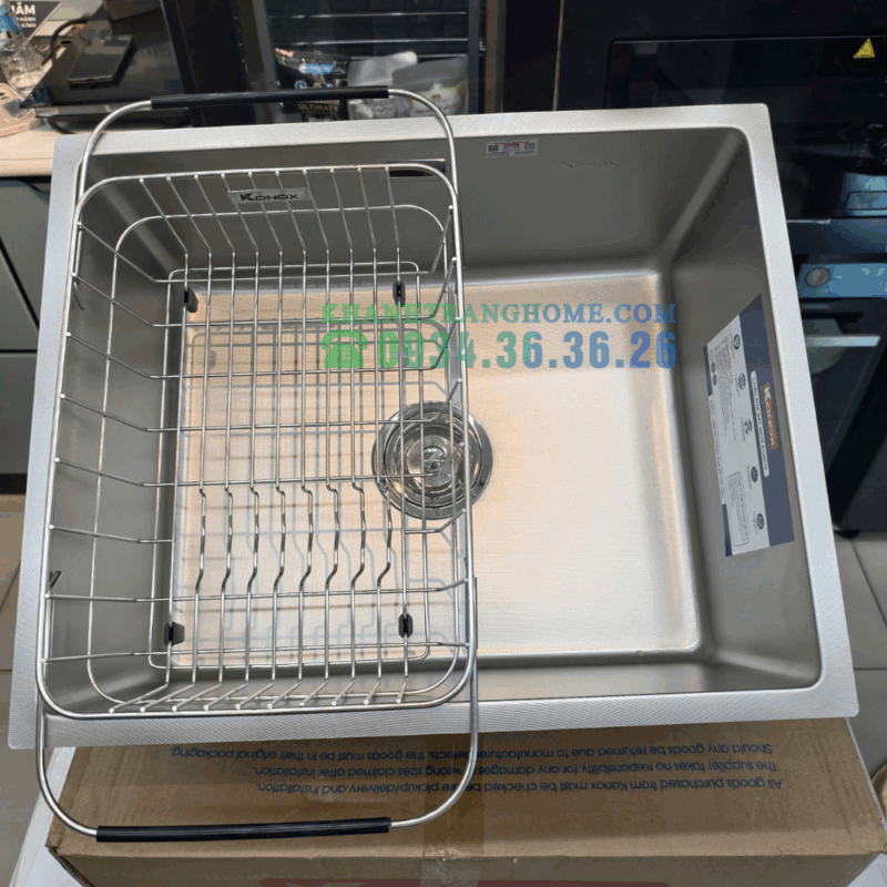 Chậu rửa bát KONOX KN5444SU DEKOR - 58 Chậu rửa bát KONOX KN5444SU DEKOR