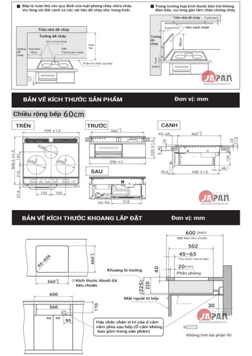 BẾP TỪ HITACHI HT-M6K NỘI ĐỊA NHẬT - 3
