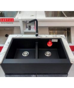 CHẬU RỬA CHÉN CARYSIL REC2-03/NERA (ĐEN) - 8 CARYSIL REC2-03/NERA