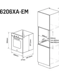 LÒ NƯỚNG ĐIỆN RO-E6206XA-EM - 7