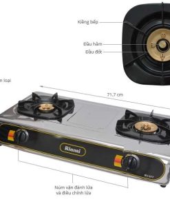 Bếp gas Rinnai RV-577(BK) - 6 Bếp gas Rinnai RV-577(BK) - 5