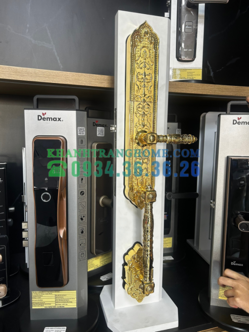 Khóa cửa đại sảnh DEMAX SL886 GOLD tiêu chuẩn Đức - 12
