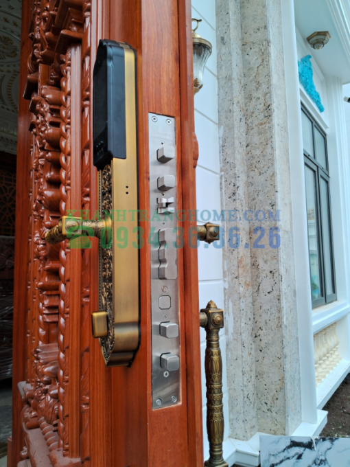 Khóa đại sảnh biệt thự cao cấp DEMAX SL986 GB APP WIFI tiêu chuẩn Đức - 14