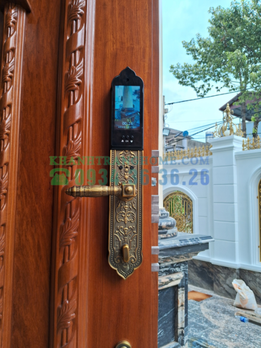 Khóa đại sảnh biệt thự cao cấp DEMAX SL986 GB APP WIFI tiêu chuẩn Đức - 20