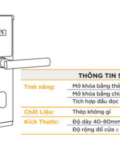 KHÓA THẺ TỪ HUBERT HB KS77 NANO BLACK - 7