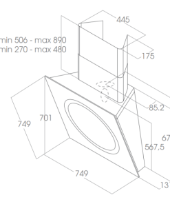 Máy hút mùi áp tường Elica OM AIR VINTAGE/F/75 PRF0100138 - 10 Máy hút mùi áp tường Elica OM AIR VINTAGE/F/75 PRF0100138 - 9
