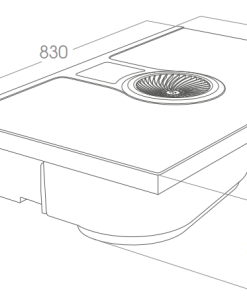 Bếp từ kết hợp máy hút mùi Elica NIKOLATESLA HP BL/F/83 PRF0120976A - 14 Bếp từ kết hợp máy hút mùi Elica NIKOLATESLA HP BL/F/83 PRF0120976A - 13