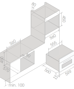 LÒ KẾT HỢP NƯỚNG, VI SÓNG & HƠI NƯỚC ELICA VIRTUS COMBI STEAM MW 645 TFT BL PRF0191769 - 12 LÒ KẾT HỢP NƯỚNG, VI SÓNG & HƠI NƯỚC ELICA VIRTUS COMBI STEAM MW 645 TFT BL PRF0191769 - 11