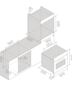 LÒ NƯỚNG VÀ VI SÓNG ELICA VIRTUS MULTI 60 DD BL PRF0191771 - 11