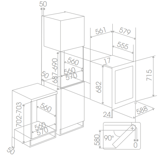 TỦ RƯỢU ELICA VERITAS BI36 BL PRF0191774 - 3