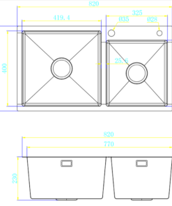 Chậu rửa chén Maadela MDS-8245L - 15
