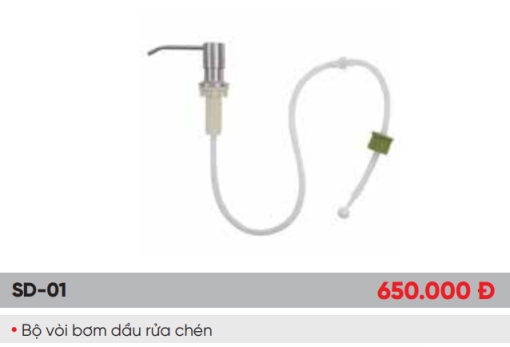 Bộ vòi bơm dầu rửa chén MAADELA SD-01 - 3