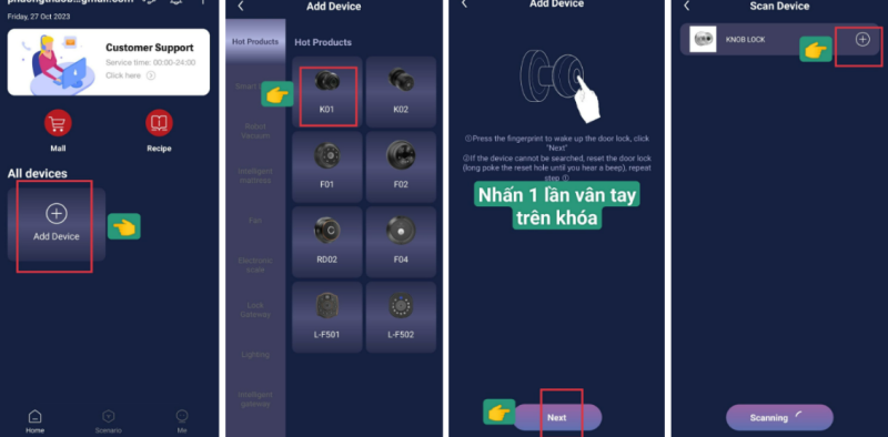 Khóa vân tay DEMAX SL106 YL tiêu chuẩn Đức - 27 Khóa vân tay DEMAX SL106 YL tiêu chuẩn Đức - 26