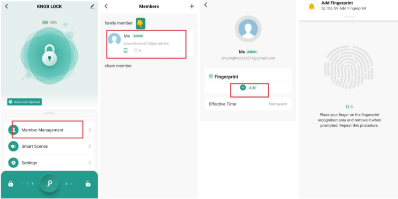 Khóa vân tay DEMAX SL106 YL tiêu chuẩn Đức - 29 Khóa vân tay DEMAX SL106 YL tiêu chuẩn Đức - 28