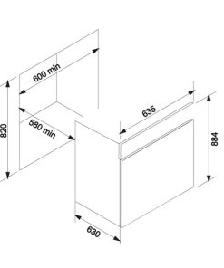 Máy Rửa Chén Âm Tủ 14 Bộ Tomate TOM 6014 - 7