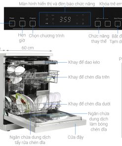 MÁY RỬA CHÉN ĐỘC LẬP GALANZ W60C3A401MQ1 - 9