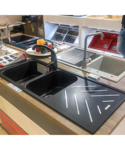 CHẬU RỬA CHÉN CARYSIL BEC2-03/NERA (ĐEN) - 8 CARYSIL BEC2-03/NERA